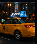 Taxi advertising